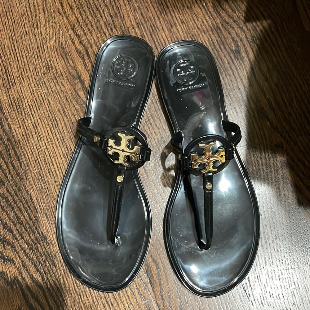 Tory Burch mini Miller black/gold sandals
